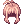 [Visual] Peruca com Rabo de Cavalo (Rosa)