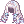 [Visual] Peruca Violeta de Mechas Coloridas